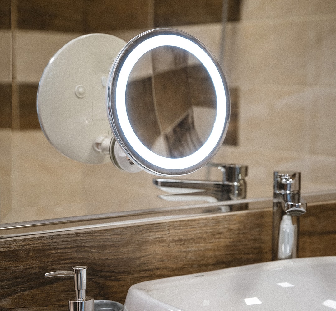 Espelho De Casa De Banho Com LED 