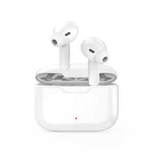 Auriculares Bluetooth com Caixa de Carregamento Branco
