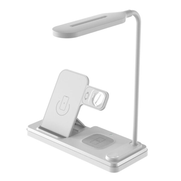 Dock de Carregamento Triplo Sem Fios com Candeeiro - Image 3