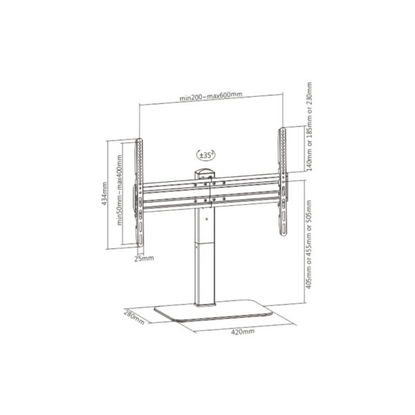 Suporte para TV 37-70" Vesa 600 - Image 3