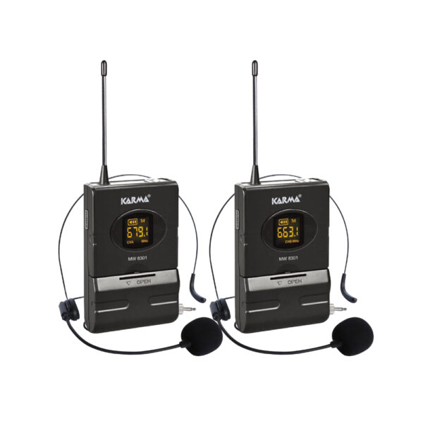 Microfones de Cabeça sem Fios com Receptor UHF - Image 4