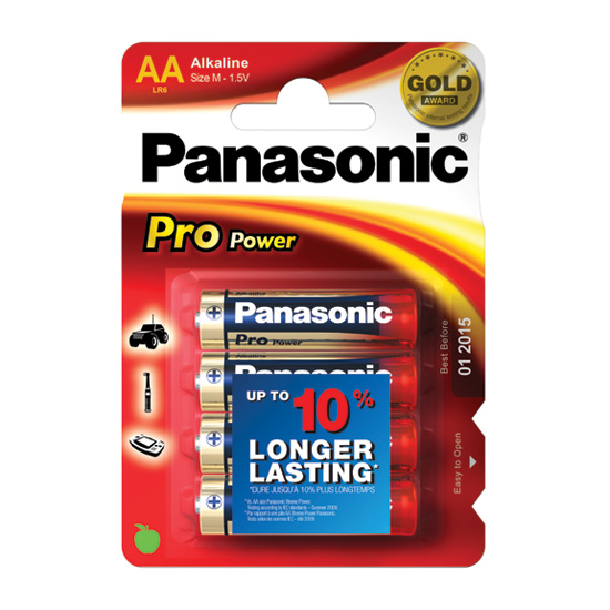 Pilha 1,5V LR6 Alcalina ProPower (Blister 4)