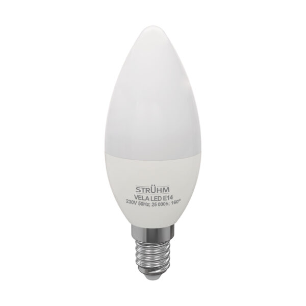 Lâmpada LED Tipo Vela E14 4W 4500K 350lm