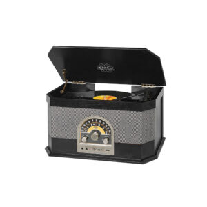 Gira-Discos Vintage Stereo com USB - TT 1040 - Preto