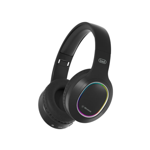 Auscultadores Bluetooth c/ LED - DJ 12E60 BT - Preto