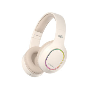 Auscultadores Bluetooth c/ LED - DJ 12E60 BT - Creme