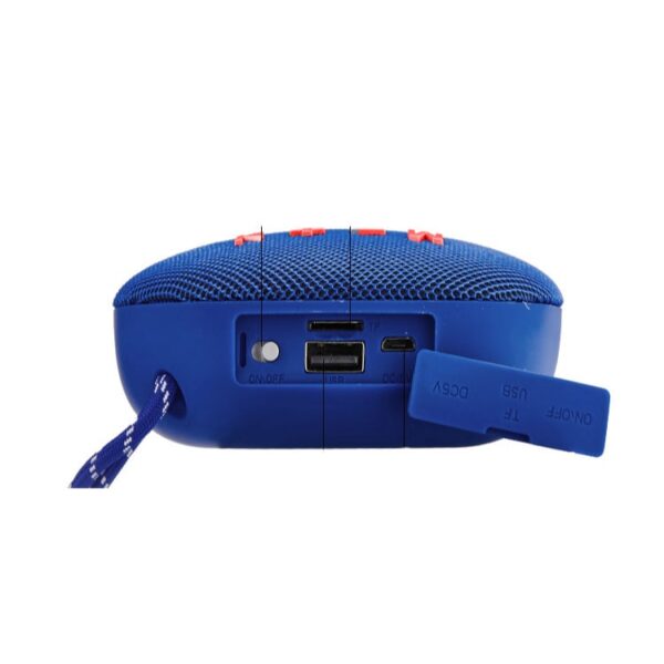 Coluna Portátil Bluetooth 5W Azul - Image 2