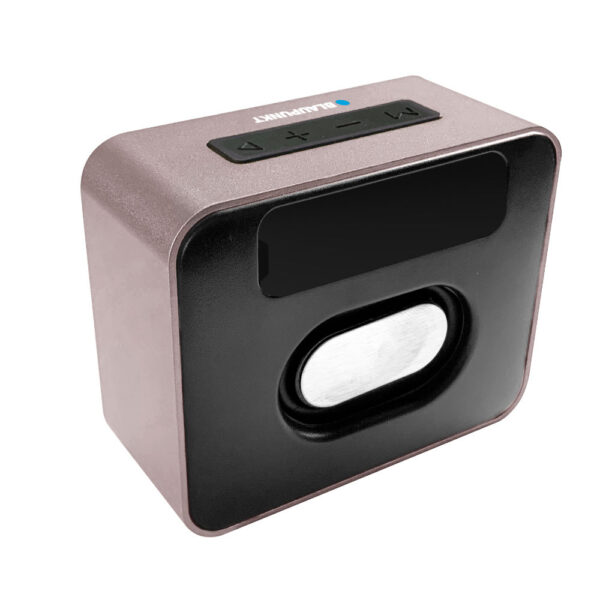 Coluna Portátil Bluetooth em Alumínio Dourado - Image 2