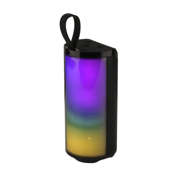 Coluna Portátil Bluetooth com LEDs na Grelha - Image 2