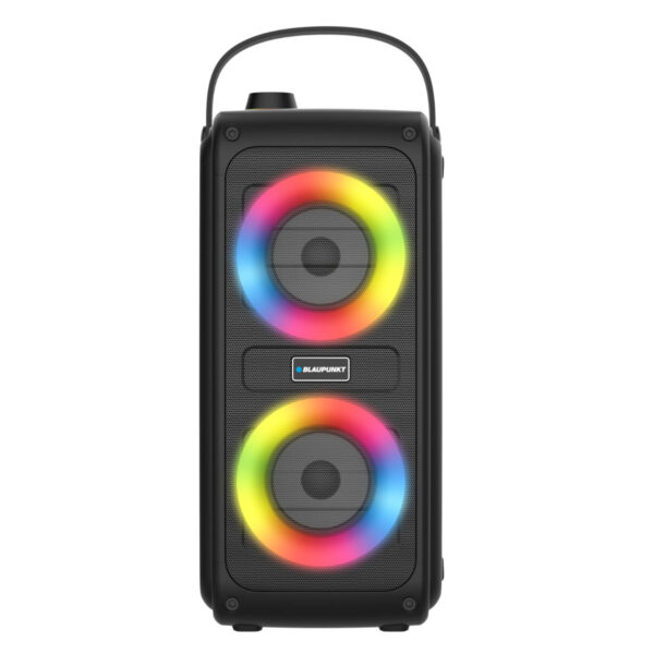 Coluna Portátil Bluetooth com Microfone e LED - Image 2