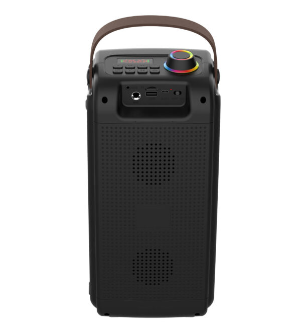 Coluna Portátil Bluetooth com Microfone e LED - Image 3