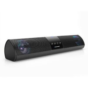 Barra Som Portátil Bluetooth com Led - Preto