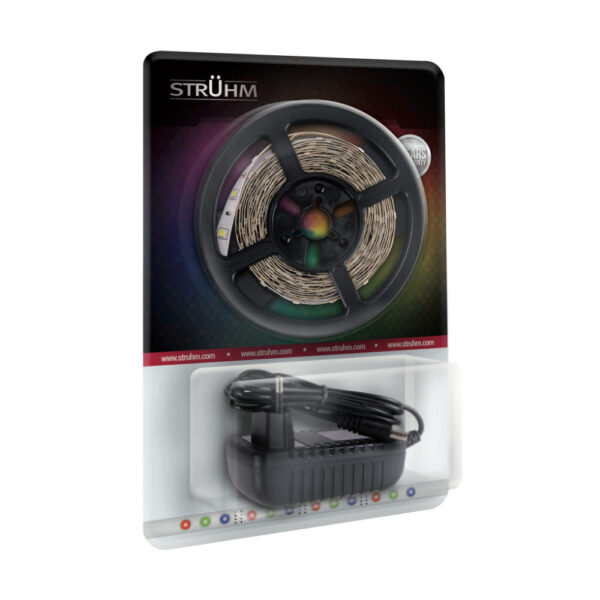 Fita LED RGB IP20 12V com 3mt