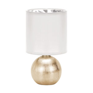 Candeeiro Mesa Decorativo Dourado - PERLO