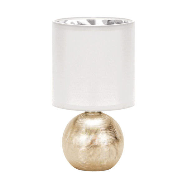 Candeeiro Mesa Decorativo Dourado - PERLO