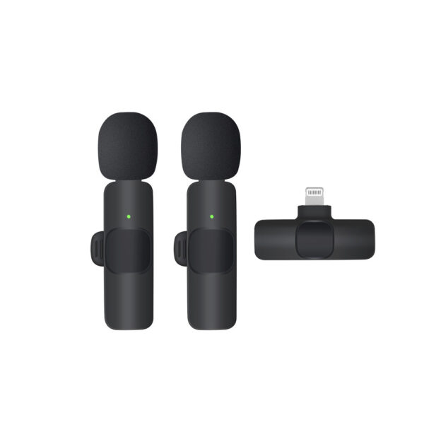 Microfones de Lapela sem Fios Lightning para Vlog - Image 3