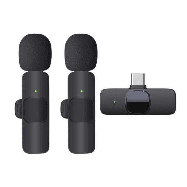 Microfones de Lapela sem Fios USB-C para Vlog - Image 3