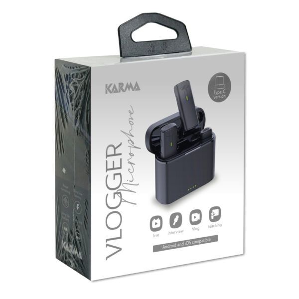 Microfones de Lapela sem Fios USB-C para Vlog - Image 2