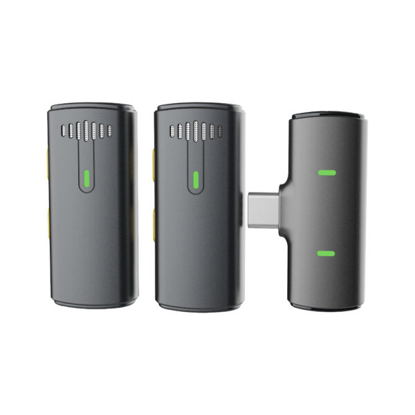 Microfones de Lapela sem Fios USB-C para Vlog - Image 4
