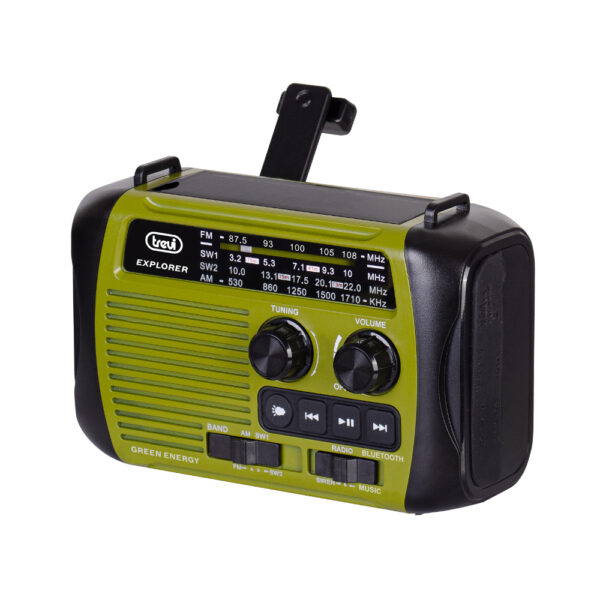 Rádio Solar c/ Dinamo FM Portátil c/ BT/USB/SD - RA 7F30 BT - Image 2