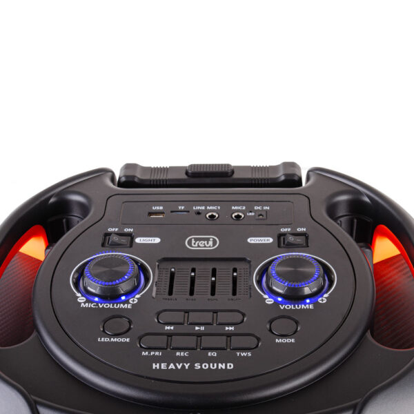 Coluna Portátil Bluetooth 100W USB/SD/AUX/TWS - XF 1400 KB - Image 2