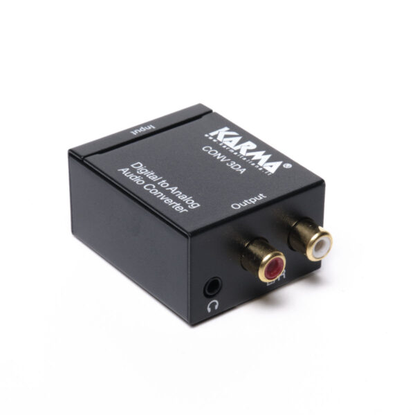 Conversor Audio Digital(Coaxial/Tosl) > Audio Analógico(RCA)