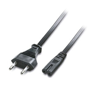 Cabo Alimentação Euro Macho / Tipo 8 - 2x0,75mm² 5mt