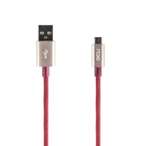 Cabo USB "A" Macho / Micro USB "B" Macho 2mt Grená Algodão