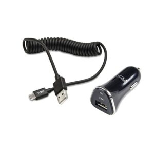 Alimentador Isqueiro DC12V/DC5V 2,4A Micro USB