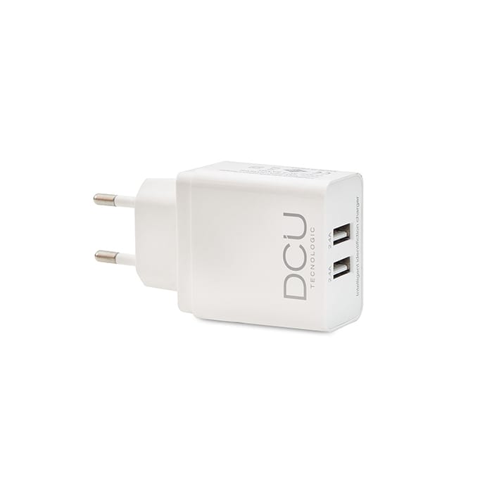 Alimentador AC230V/DC5V 2A 2xUSB (2A máx)