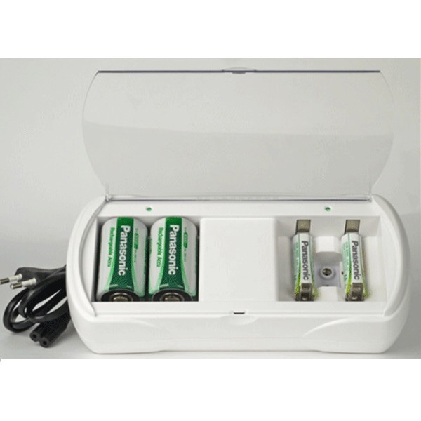 Carregador 2/4 Pilhas R03/R6/R14/R20/9V - AC230V - Image 2