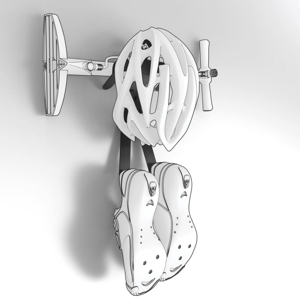 Suporte Parede para Acessórios de Bicicleta - Image 3