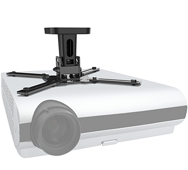 Suporte Projector Tecto 360º Inclinável - Preto PRO100 - Image 3