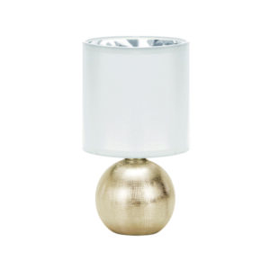 Candeeiro Mesa Decorativo Dourado - PERLO