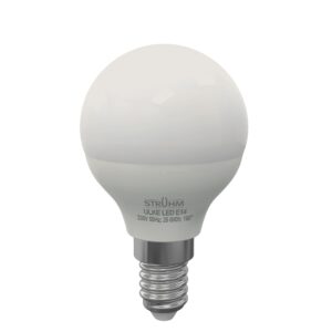 Lâmpada LED Esférica E14 6W 510lm 4500K - Branco Neutro