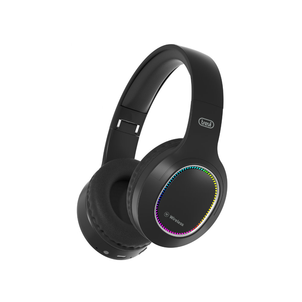 Auscultadores Bluetooth c/ LED - DJ 12E60 BT - Preto