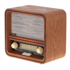 Radio Design Retro com Bluetooth e USB