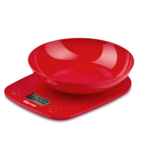 Balança de Cozinha Electrónica c/ Taça PS01 - Vermelho