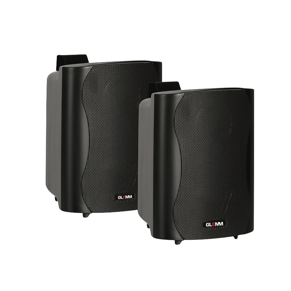 Coluna 100V 4" 16W Preta - Par