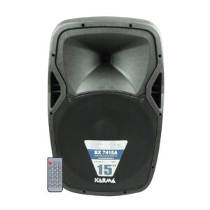 Coluna Activa 15" 450W máx USB/Bluetooth/FM/REC (c/ Speakon)