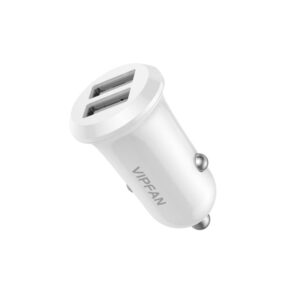 Alimentador Isqueiro DC12/24V/DC5V 2,4A 2xUSB - Preto