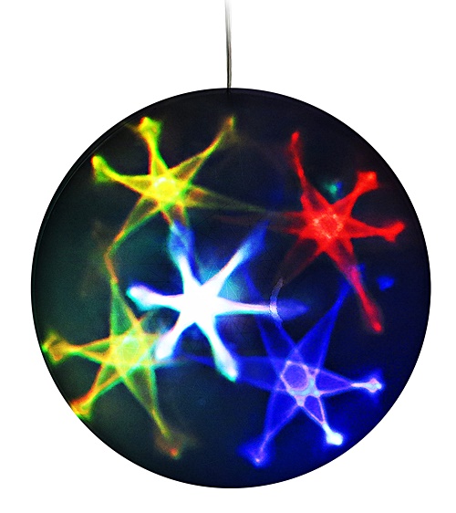 Bola de Efeitos 3D Estrelas 20cm