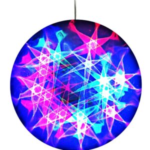 Bola de Efeitos 3D Estrelas 30cm