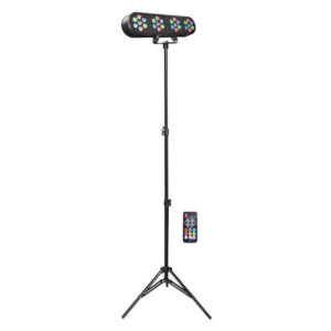 Barra Luz c/ 4 Projectores RGB DMX