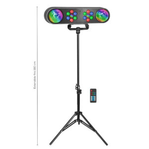 Barra Luz c/ 4 Projectores RGB DMX