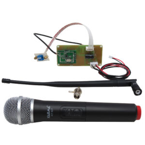 Microfone Mão s/ Fios + Placa UHF