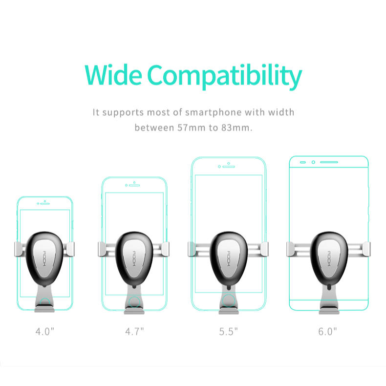 Suporte p/ Smartphones - Ventosa - Prata - Image 3