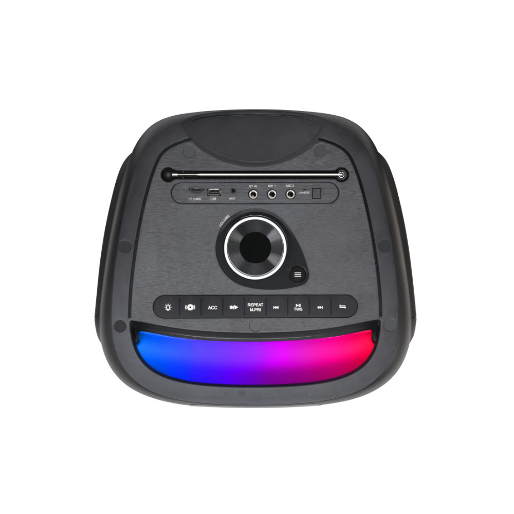 Coluna Portátil 10´´ 170W + 1 Micro + Comando - Image 2