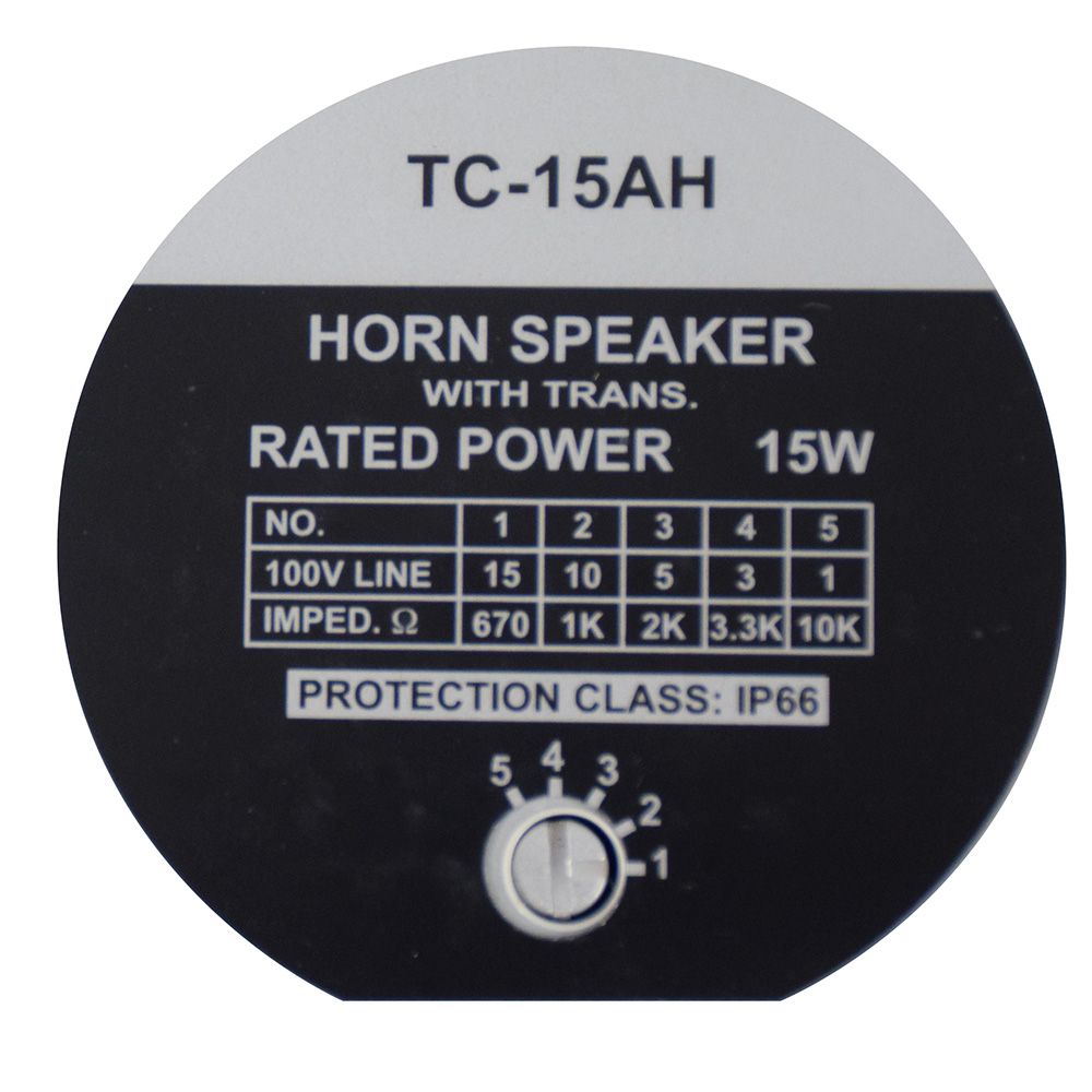 Corneta 15W 100V IP66 - Image 2