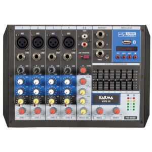 Mesa Mistura 6 Canais com USB e Bluetooth